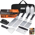thumbnail image 1 of Ouii Accesorios De Plancha Plana Para Blackstone Y Camp Chef – Juego De 9 Piezas Con Kit De Limpieza De Plancha Y Bolsa De Transporte. Raspador De Espátula De Metal Para Parrilla Hibachi Y Teppanyaki, 1 of 5