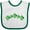 White and Green, variant on Inktastic St Patricks Day Luck Boys or Girls Baby Bib