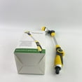thumbnail image 6 of Vomzyxe Spray nozzles for garden hoses, 16 Inches Garden Watering Wand, 180° Rotating Head Hose Wand with Thumb Control Shut Off Valve 8 Patterns Heavy Duty Garden Hose Nozzle Yellow, 6 of 8