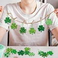 thumbnail image 5 of St Patricks Day Decorations Hanging Shamrock Ornaments for Tree Home Office Party Wall Decor, 5 of 6