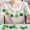 green, variant on 16PCS St. Patrick's Day Four-Leaf Clover Paper Pendant Decorations, 3.7x3.9in 8-Style Irish Festival Hanging Ornaments for Party Home Decor