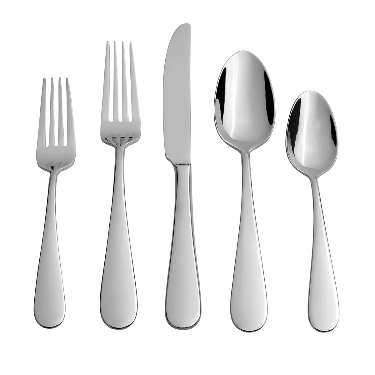 Oneida Teso 40-Piece Silverware Set with Caddy, Service for 8
