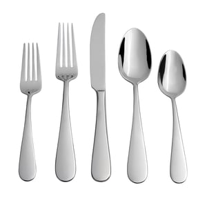 Oneida Teso 40-Piece Stainless Steel Flatware Set with Caddy
