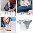 thumbnail image 3 of 12Pcs Furniture Wheels Directional Casters Practical Drawer Roller Household Drawer Pulley, 3 of 6