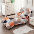 thumbnail image 4 of Cover for Living Room Chaise Slipcover Armless deck Indoor Slipcover for Bedroom Chaise ,Machine Washable - C, 4 of 9
