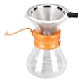 thumbnail image 1 of Glass Coffee Kettle Pour Over Coffee Maker with Stainless Steel Filter, Simple Design, Heat Resistance, for Coffee Lover, 1 of 8