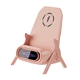 thumbnail image 2 of Mini silla con cargador inalámbrico portátil Hugo 15W rosa, 2 of 9