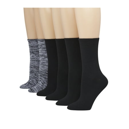 Hanes Women's ComfortBlend Crew Socks - Extended Sizes - 6