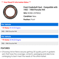 thumbnail image 2 of Front Crankshaft Seal - Compatible with 1983 - 1984 Porsche 944, 2 of 2