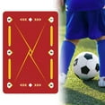 thumbnail image 6 of GARENDE Football Footstep Training Mat Control Ball Trainer for Kids Indoor Athletes Red Yellow, 6 of 9