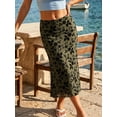 thumbnail image 6 of LMLYSoH Women's Long Floral Skirts Fashionable High Waisted Bodycon Going Out Fish Tail Mesh Skirt, 6 of 9