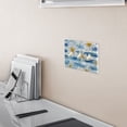 thumbnail image 6 of Dailycode Light Switch Plate Covers 2 Gang Wall Plate Plastics Outlet Covers for Kitchen Home Office Decor Daisy Flower on Blue White Stripes, 6 of 8