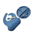 thumbnail image 3 of Nituyy Silicone Baby Feeding Set, Toddler Plate Spoon Fork Cup Bib Bowl Eating Utensil Set, 3 of 6