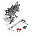 thumbnail image 4 of Motor Genic Black Rearset Footrest Peg Pedal For Honda CBR600RR ABS 2009-2015 2014, 4 of 12