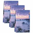 thumbnail image 2 of Coastal Kitchen Towels Set of 3, Summer Beach Ocean Nautical Absorbent Dish Towels for Kitchen, Microfiber Hand Towel, Quick Drying Tea Towel for Cleaning Decorative Dishcloths, 2 of 7