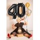 thumbnail image 4 of Globo número 4 negro de 40 pulgadas para decoración de cuarto cumpleaños, 4 of 6