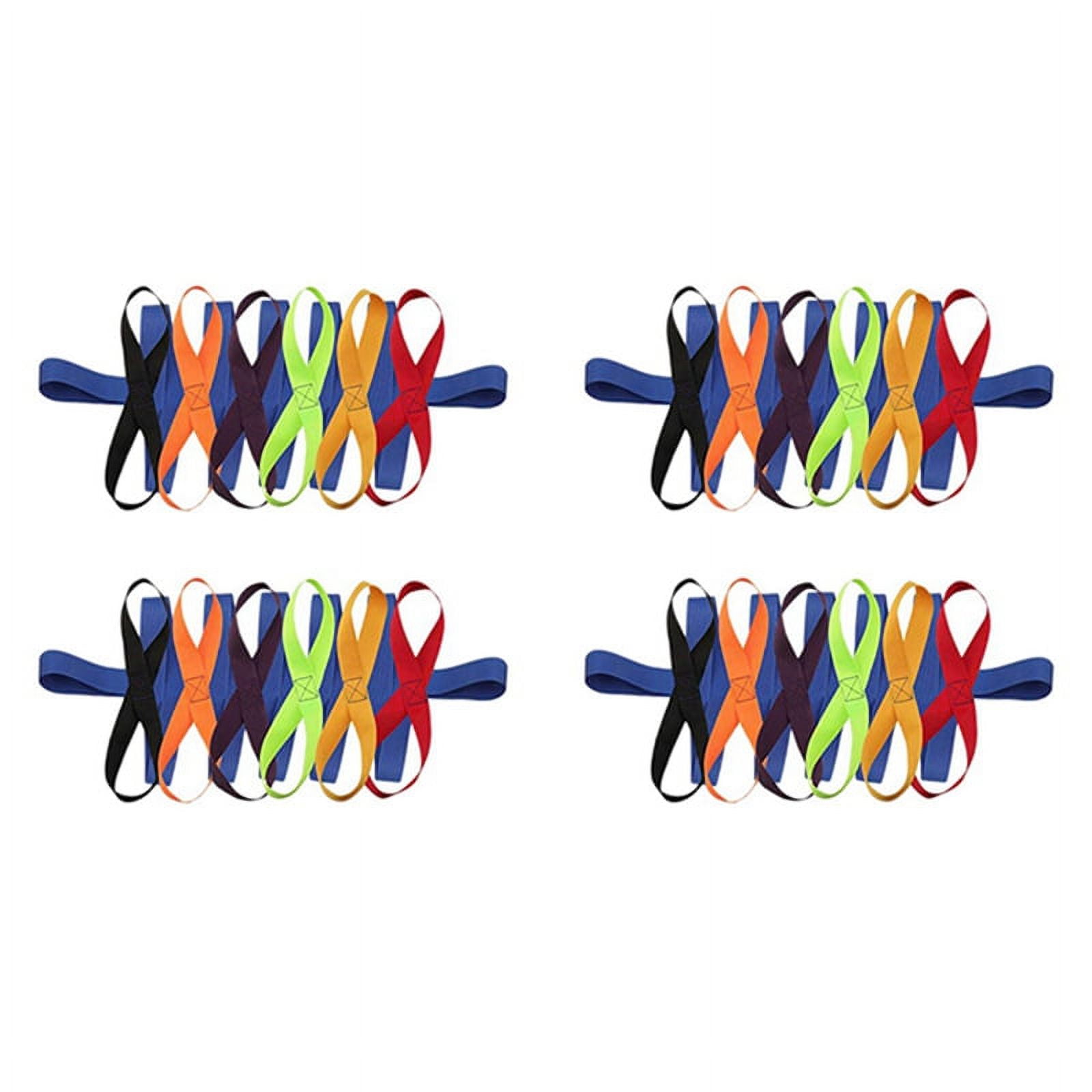 4X Children's Walking Ropes for Preschool Daycare School Kids Outdoor Colorful Handles for Up to 12 Children 2 Teachers