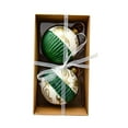 thumbnail image 2 of 2 Pcs Christmas Balls Pendants Ornaments 8cm Glass Material for Festive New Year Party Supplies Home Decor, 2 of 9