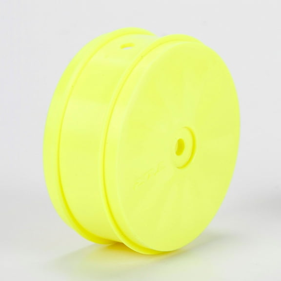 Team Losi Racing 1/10 Front Buggy 61mm Wheels, 12mm Hex, Yellow (2): 22-4, TLR43014