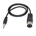 thumbnail image 1 of Cable de audio ZdyCGtime de 3,5 mm a Midi, 7 pines, DIN macho, 0,5 m, 1 of 7