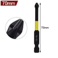 thumbnail image 1 of Lefu 1pc 25-150mm Magnetic Non-Slip Batch Head PH2 Cross Screwdriver Hex Shank Yellow, 1 of 8