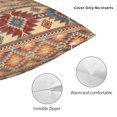 thumbnail image 4 of Rateoe Traditional Tribal Aztec Pattern Throw Pillow Cover Premium Pillow Stuffer Sham Square for Decorative Cushion Bed Couch Sofa(Pillow insert not included), 4 of 8