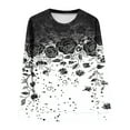 thumbnail image 4 of Fleece Sweatshirts for Women, Nursing Hoodies for Womens Pullover Hoodie Sweatshirt Maternity Breastfeeding Side Hidden Soft Stretchable Long Sleeve Tops Daily Wear Leisure Loungewear, 4 of 4