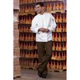thumbnail image 1 of Uncommon Threads 0427-2504 Classic Knot with Mesh Chef Coat in White - Large, 1 of 1
