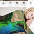 thumbnail image 3 of HENGT Hummingbird Gifts for Women Men, Hummingbird Print Throw Blanket, Soft Cozy Flannel Blankets and Throws for Couch Bed Sofa Room Decor, Lightweight Warm Plush Blanket for All Season, 3 of 6