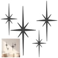 thumbnail image 6 of Mid-Century Modern Atomic Starburst Wall Decor, Set of 4 Metal Wall Pediments, Easy to Install, Elegant Wall Art for Home and Office, Independence Day Decoration, 6 of 10