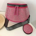 thumbnail image 3 of POINTERTECK Rhinestone PU Chest Bag Fashion Lady Crossbody Bag with Small Purse (Green), 3 of 9