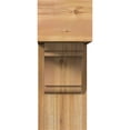 thumbnail image 2 of Ekena Millwork 8"W x 20"D x 20"H Olympic Block Rough Sawn Bracket w/ Offset Brace, Western Red Cedar, 2 of 25