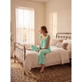 thumbnail image 7 of JWD Womens Two Piece Pajama Set Soft Sleeveless Ruffle Strap Cami Top and Long Pants Lightweight Lounge Sleepwear Green Butterfly L, 7 of 7