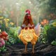 thumbnail image 5 of Christmas Chicken Yard Stake Outdoor Garden Decoration Farm Animal Lawn Ornament for Holiday Party Patio Festive Ground Plug Decor, 5 of 6