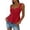 Red, variant on Vivianyo HD Women's Sweetheart Neck Eyelet Drawstring Cami Tank Top, Sleeveless Summer Casual Camisole, Women's Black, Sizes S-2XL