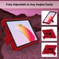 thumbnail image 3 of Funda CCMAO para Samsung Galaxy Tab A9 8.7 2023 Rojo+Negro, 3 of 7