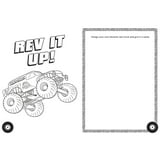 Color & Activity with Crayons Monster Jam It's Monster Jam! (Paperback