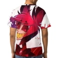 thumbnail image 6 of Hazbin Hotel Alastor Unisex Short Sleeve T Shirt Daily Novelty 3D Printed T-Shirts Soft Comfortable Tee Shirt Top For Men And Women, 6 of 7
