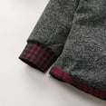 thumbnail image 5 of Lovebay Baby Boys 2Pcs Autumn Plaid Outfit Sets Long-sleeved Hoodie Sweatshirt Sweatpants for Infant Toddler Kids,3-6 Months, 5 of 9