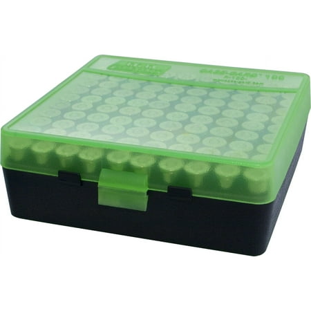 MTM P-100-3-16T Case-Gard Ammo Box 100 Round Flip-Top 38 - 357