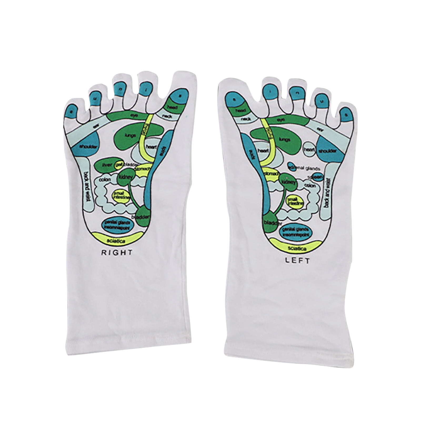Foot Massager Foot Acupoint Map Acupressure Reflexology Socks - Walmart.com