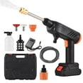 thumbnail image 1 of Handheld High Pressure Washer Cordless 21V Portable Multi-Function  for Car Cleaning/ Courtyard Flush/ Air Connition/ Kitchen Cleaning/ Garden Watering with 2 Rechargeable Batteries, 1 of 7