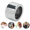 thumbnail image 4 of Natural Terahertz Stone Rings, High Gloss Trace Elements Simple Terahertz Stone Ring Stylish Eliminate Fatigue Smoothing Surfaces  For Men For Daily Wear, 4 of 8