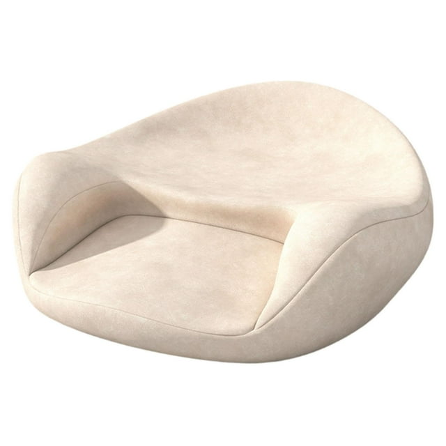 Cojín de Meditación, Almohada Decorativa con Soporte para La Cadera, Almohadilla Extraíble, Ideal para Sentarse Cómodamente Durante Largos Periodos, P Champán