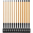 thumbnail image 1 of Juego de 13 puntas Torx largas, 6 pulgadas, acero magnético S-2 T6-T40, diámetro de 1/4 de pulgada, 1 of 5
