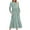 Green, variant on Wancir Women's Casual Long Sleeve Round Neck Hem T-Shirt Loose Dress with Pockets
