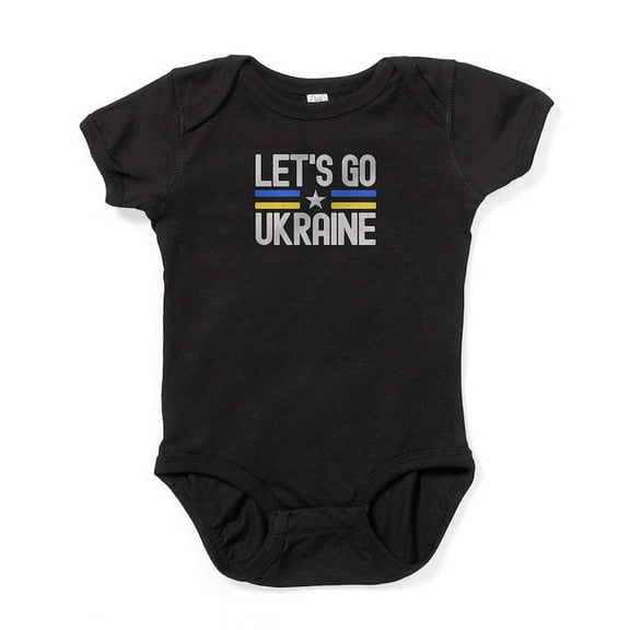 CafePress - Let's Go Ukraine Body Suit - Cute Infant Bodysuit Baby Romper - Size Newborn - 24 Months