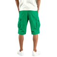 thumbnail image 5 of XDZJLR Big And Tall Cargo Shorts Men Casual Shorts With Pockets And Drawstring Solid Color Versatile Hiking Shorts Green 2Xl, 5 of 7