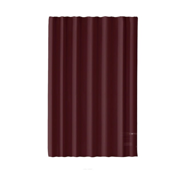 Cortina de ducha de poliéster impermeable y antimoho, 180 x 180 cm, con textura esmerilada, sin perforaciones, ideal para el baño.