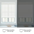 thumbnail image 4 of Keego 100% Blackout Roller Shades for Windows, Cordless Free-Stop Blinds for Windows with 4in Curved Cassette, Thermal Insulated, UV Protection, Made in USA (White, 12"W x 52"H), 4 of 7